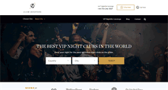 Desktop Screenshot of clubbookers.com